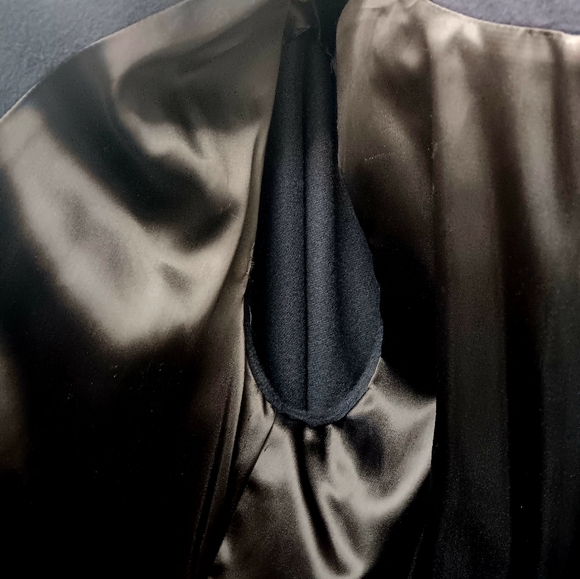 Elegant 1960s Purple Mauve Cape Coat by Gemini - 100% Wool - M - Picture 8 of 9